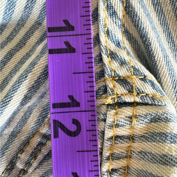 EASEL Shipwreck Stripe Jeans, Size M. - Picture 10 of 11